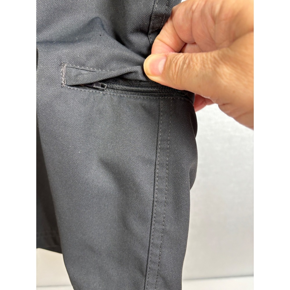 Pebble Beach Dry-Luxe Performance Mens Black Golf Shorts Size 34 Flat Front Tech - Picture 6 of 9